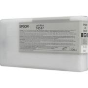 EPSON n Ink Cartridges, Ultrachrome HDR, T6537, Singlepack, 1 x 200.0 ml Light Black, Standard