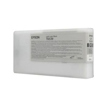 EPSON n Ink Cartridges,  Ultrachrome HDR, T6539, Singlepack,  1 x 200.0 ml Light Light Black, Standard (C13T653900)
