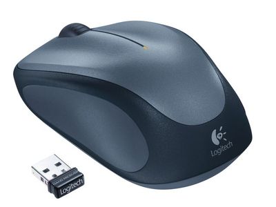 LOGITECH M235 Wireless Mouse - Silver - Mus - Optisk - 3 knapper - Sølv (910-002201)