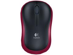 Logitech M185 - mus - 2.4 GHz - rød
