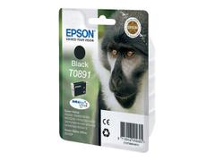 EPSON n Ink Cartridges, DURABrite" Ultra, T0891, Monkey, Singlepack, 1 x 5.8 ml Black