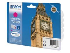 EPSON 1LB T7033 ink cartridge magenta standard capacity 9.6ml 800 pages 1-pack blister without alarm