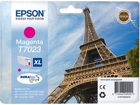 EPSON Magenta Ink  Cartridge XL (WP4000/ 4500) (C13T70234010)