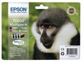 EPSON T0895 ink cartridge black and tri-colour standard capacity 16.3ml 1-pack blister without alarm