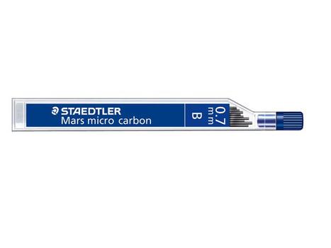 STAEDTLER Blyantmine STAEDTLER 0,7mm B (12) (250 07-B*12)