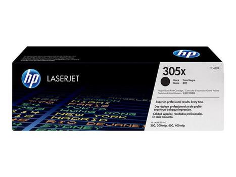 HP 305X - CE410X - 1 x Black - Toner cartridge - High Yield - For LaserJet Pro 300 color M351a, 300 color MFP M375nw, 400 color M451, 400 color MFP M475 (CE410X)