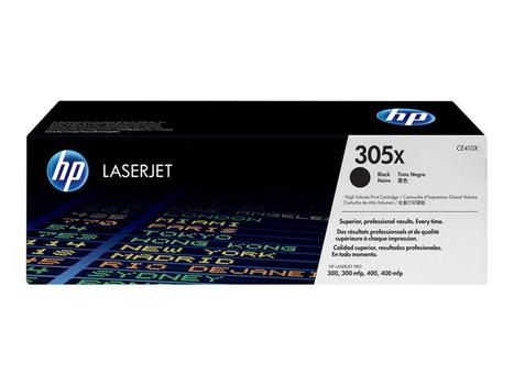 HP 305X svart LaserJet-tonerkassett med hög kapacitet,  original (CE410X)