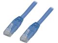 DELTACO Connecting cable - RJ-45 (male) to RJ-45 (male) - 1.5 m - UTP - CAT 6 - blue