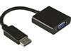 DELTACO DisplayPort till VGA 20-p ha - 15-p ho, 0,2m, svart