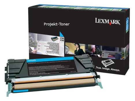 LEXMARK Cyan High Yield Corpor Toner Cartridge  (X746A3CG)