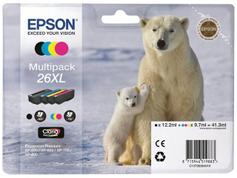 Epson 26XL Multipack - 4-pack - XL - svart, gul, cyan, magenta - original - blekkpatron