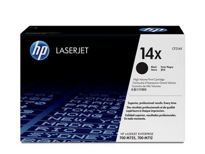 HP 14X / CF214X High Capacity Black Toner - Lasertoner Sort (CF214X)