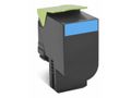 LEXMARK 802SC toner cartridge cyan standard capacity 2.000 pages 1-pack return program