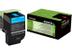 LEXMARK 802XCE toner cartridge cyan standard capacity 4.000 pages 1-pack corporate