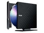 ASUS SDRW-08D2S-U LITE BLACK EXTERNAL 8X SLIM DVD RECORDER IN EXT (90-DQ0435-UA221KZ)