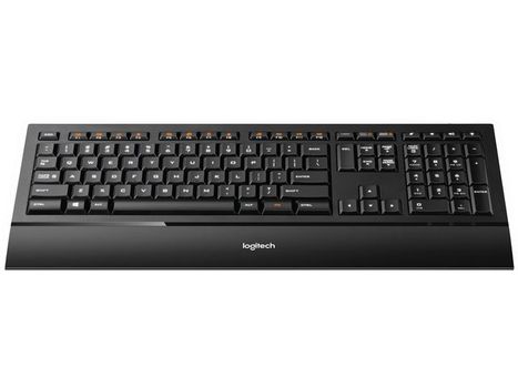 LOGITECH K740 Illuminated Keyboard USB black Norwegian layout (920-005692)