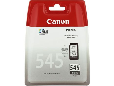 CANON n PG-545 - 8287B001 - 1 x Black - Ink Cartridge - For PIXMA iP2850, MG2450, MG2550, MG2555, MG2950, MG2950S, MX495 (8287B001)