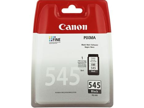 CANON PG-545 ink cartridge black standard capacity 8ml 180 pages 1-pack (8287B001)
