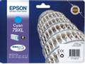 EPSON n Ink Cartridges, DURABrite" Ultra, 79XL, Tower of Pisa, Singlepack, 1 x 17.1 ml Cyan, High, XL