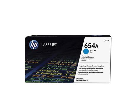 HP TONER CARTRIDGE 654A CYAN . SUPL (CF331A)