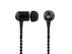 STREETZ Zipper in-ear headset, mikrofon, svarsknapp 1,2m, svart
