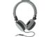 STREETZ headset för iPhone, mikrofon, noisecancelling, 1, 5m, grå