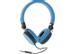 STREETZ headset för iPhone, mikrofon, noisecancelling, 1, 5m, blå
