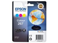 EPSON 267 ink cartridge cyan, magenta and yellow standard capacity 200 pages 1-pack RF-AM blister (C13T26704010)