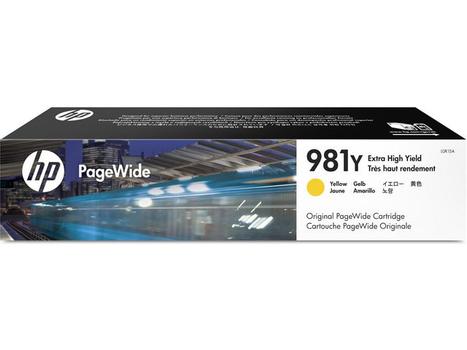 HP INK CARTRIDGE 981Y YELLOW EXTRA HIGH YIELD SUPL (L0R15A)