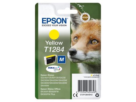 EPSON INK CARTR DURABRITE ULTRA YELL F/ EPSON STYLUS S22 SX125 (C13T12844012)