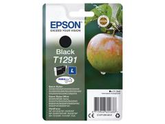 EPSON T1291 ink cartridge black high capacity 11.2ml 1-pack blister without alarm