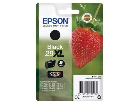 EPSON Cartridge Fraise - Ink Claria Home Black (XL) (C13T29914022)