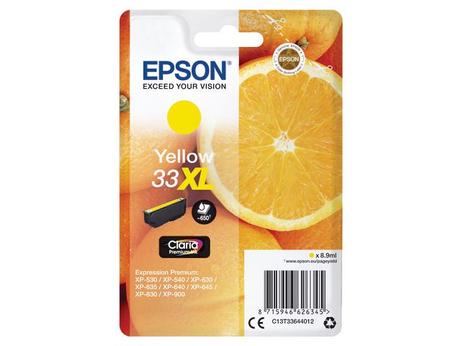 Epson 33XL - XL - gul - original - blekkpatron (C13T33644022)