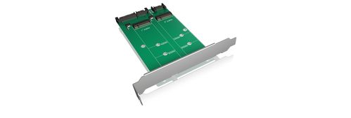 ICY BOX CONVERTERBOARD M2SATA TO 2XSATA W PCI BRACKET F ATTACHMENT (IB-CVB512-S)