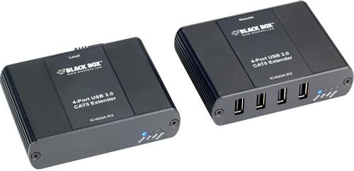 BLACK BOX 4 Port CAT5 USB 2.0 Extender (IC400A-R2)