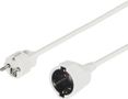 DELTACO Power Cord | Extension cord | CEE 7/7 - CEE 7/4 | 5m | White