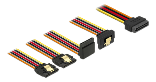 DELOCK Cable SATA 15 pin power plug with latching function > SATA 15 30cm (60148)