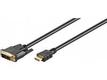 MICROCONNECT HDMI 19 - DVI-D 18+1 2m M-M