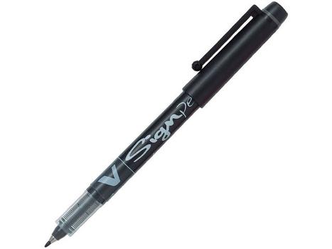 PILOT SW-VSP Fineliner Pen V-Sign Pen black (SW-VSP-B*12)