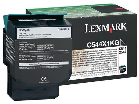 LEXMARK C544 black extra high yield toner 6K (C544X1KG)