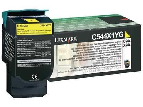 LEXMARK C544 / X544 gul extra high yield toner (C544X1YG)