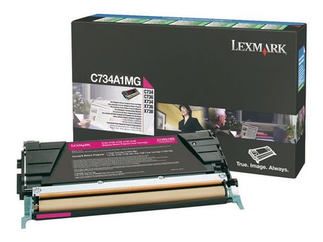 LEXMARK Toner Lexmark C734A1MG 6K rød (C734A1MG)