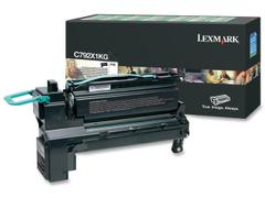 LEXMARK Origineel Tonercartridge C792X1KG Zwart