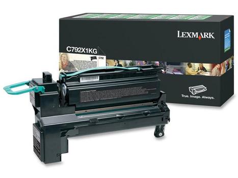 LEXMARK Origineel Tonercartridge C792X1KG Zwart (C792X1KG)