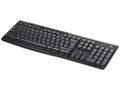 LOGITECH K270 Trådløs Tastatur unifying, nordisk, 8 hurtigtaster, to års batterivarighet, justerbare føtter