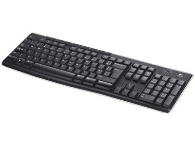 LOGITECH K270 Wireless Keyboard - Nordic - Tastatur - Nordisk - Sort (920-003735)