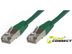 MICROCONNECT Cable F/UTP 7M CAT6 Green LSZH