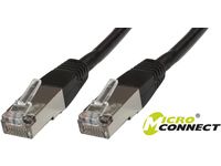 MICROCONNECT Cable F/UTP 0,5M CAT6 Black
