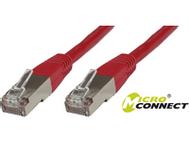 MICROCONNECT Cable F/UTP 7M CAT6 Red LSZH