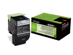 LEXMARK 802SK toner cartridge black standard capacity 2.500 pages 1-pack return program
